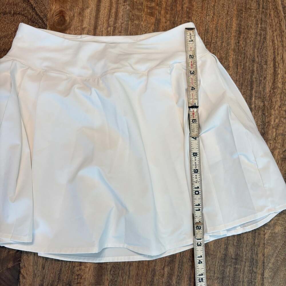 Lululemon Skort Womens 2 White Pleated Tennis Athletic Lined Stretch Shorts - Picture 7 of 8